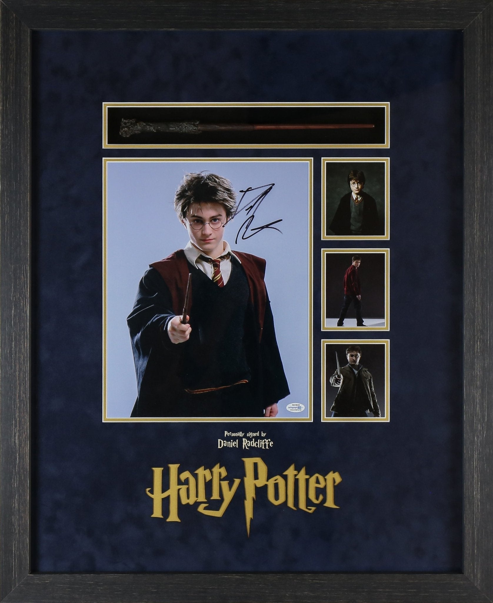 Daniel Radcliffe Signed Harry Potter 12x16 Photograph Framed Display With Wand - Memorabilia Framers Shop